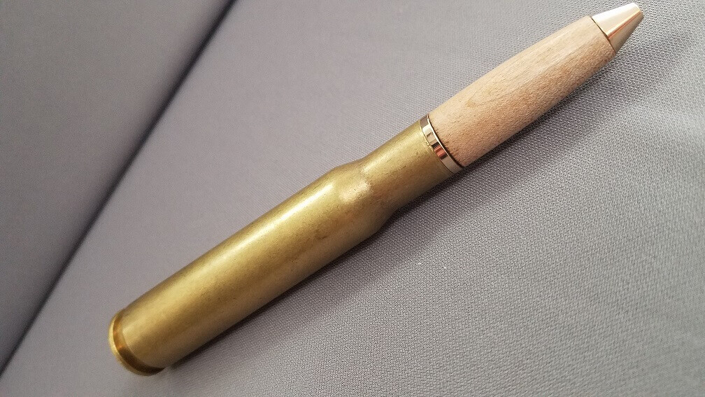 50 Caliber Shell Pen (Oak)